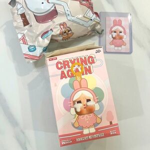 Crybaby Crying Again - I’ll give you my love!! Pink Bag Charm POPMART